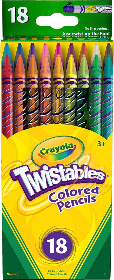 Crayola Twistables Color Pencils Assorted Colors Set Of 18 687418
